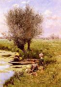 Emile Claus Afternoon Along The River USA oil painting artist